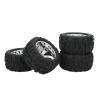 Tnfeeon RC Car Tires, Silver, 1/5 Scale, 4 Pack, Rubber, Plastic, Outdoor, No Batteries Required, , Youth view 1