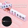 drizzle Pink 24mm Travel Mahjong Game Set Mini Panda - 0.9" Portable 144 Tiles - 4Pcs Racks Melamine Material Mah-Jong Family Leisure Time 2.76 Pounds -  view 4