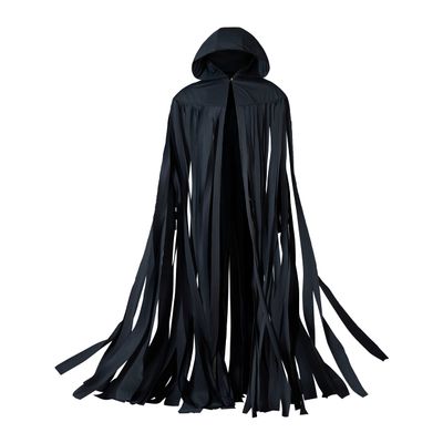 MelangCos Mist Vin Cosplay Costume Cloak Mistcloak Halloween Gothic Tassel Hooded Cape Cloak (Dark Gray, One Size)