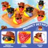 Sosation 24 Set Cowboy Rubber Duck Bulk Mini Yellow Duckies Party Tiny Ducks Toy with Cowboy Hat Paisley Bandanas Sunglasses for Valentine's Day Birthday Party Favor(Vintage Style) view 2