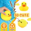 Deekin 20 Pcs Large Yellow Rubber Ducks Bulk Large Duck Squeak Rubber Bathtub Floating Bath for Birthday Party Decoration Gift Swimming Pool (5 Inch) view 4