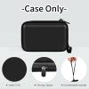 Againmore Hard Case Compatible with Analogue Pocket Handheld Game Console, Portable Mini Game Player Storage Bag for Video Games Cards, Charging Cable and Accessories (Box Only)-Black view 2