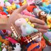 72 Pack Mini Stuffed Animal, Assorted Plush Toy (Dinosaur, Zoo, Ocean), Party Favors for Kid, Perfect for Claw Machine Filler, Goody Bag Stuffers, Keychain, Carnival Prizes, Classroom Reward Gift Bulk view 3