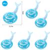 6 Pack Mermaid Inflatable Drink Holder, LIYDE Drink Floaties Floating Drink Holder for Swimming Pool Drink Holder for Pool Party Pool Accessories for Adults view 2