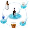 6 Pack Mermaid Inflatable Drink Holder, LIYDE Drink Floaties Floating Drink Holder for Swimming Pool Drink Holder for Pool Party Pool Accessories for Adults view 3