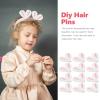 20Pcs Mini Bunny Ears Plush Bunny Ear Hair Accessories for DIY Craft Hair Accessories view 4