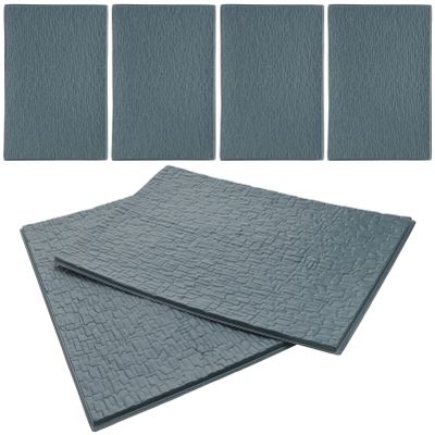 Toyvian 1 12 Scale Dollhouse Roofing Sheets Model Building Roof Tile Adhesive for Diy Architecture Dollhouse Accessories and Miniature Scenery 30X20 Inches