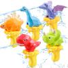 5PCS Dinosaur Squirt Guns for Toddlers, Summer Pool Toys, Outdoor Water Blasters for Kids 2-6 view 1