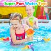 5PCS Dinosaur Squirt Guns for Toddlers, Summer Pool Toys, Outdoor Water Blasters for Kids 2-6 view 2