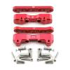 Suspension Hanger Lower Arm Mount Set Front Rear Alum Alloy 4pcs for 1/5 Arrma Kraton 8S Outcast 8S ARA330556 ARA330594 ARA330588 ARA330557 Upgrade Parts (Red) view 1