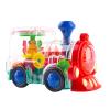 Berry President Transparent Electric Gear Train Toy with Flashing Lights and Music, Battery Operated Bump Go Toys (Dark Blue) view 1