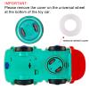 Berry President Transparent Electric Gear Train Toy with Flashing Lights and Music, Battery Operated Bump Go Toys (Dark Blue) view 2