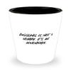 Fancy Juggling Gifts, Juggling is not a Hobby. It's an Adventure, Fancy Holiday Shot Glass Gifts For Friends, , Christmas, New Years Eve, Party, Celebration, Cheers, Gift giving view 1