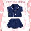 Hungdao 2 Sets Bear Clothes Pajamas Pink and Blue Bear Clothes Outfits Fits Most 14-18 Inch Cute Stuffed Animal Clothe Accessories Make Your Own Plush Animals view 2