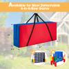 KOTEK Giant 4-to-Score Game, 3.5 Feet Tall Connect Four Yard Game w/Storage Carrying Bag, Release Slider & 42 Rings, Jumbo 4-in-a-Row Indoor & Outdoor Family Game for Kids & Adults (Dark Blue+White) view 2