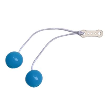Menolana Novelty Clackers Balls on A String Sensory Toy Hands on Abilities Decompression Toys 4mm Balls Bump Ball Relaxing Toy Fidget Interactive Toy for Outdoor Birthday Gifts Party Favors, Blue
