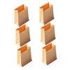 6pcs Mini Paper Bags for Dollhouse Baking Props, Khaki, 1.18x1.18x0.78 Inches, Ideal for Treats, Snacks, and Party Favors view 1