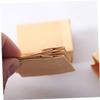 6pcs Mini Paper Bags for Dollhouse Baking Props, Khaki, 1.18x1.18x0.78 Inches, Ideal for Treats, Snacks, and Party Favors view 4