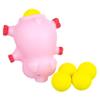 1pc Foam Ball Popper Toy - Squeeze & Launch Pig Toy w/ Foam Balls Included  Animal Ball Shooting Squishy Toy, Toddler Toys view 1