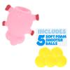 1pc Foam Ball Popper Toy - Squeeze & Launch Pig Toy w/ Foam Balls Included  Animal Ball Shooting Squishy Toy, Toddler Toys view 3