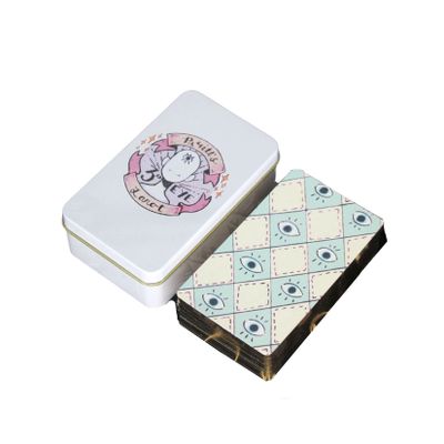 Jayiaine Tarot Cards for Beginners,Oracle Cards Deck with Guidebook Waterproof Cards, Fortune Teller Game Set for Family Reunion Expert Reader for Christmas Birthday, White