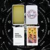 Jayiaine Tarot Cards for Beginners,Oracle Cards Deck with Guidebook Waterproof Cards, Fortune Teller Game Set for Family Reunion Expert Reader for Christmas Birthday, White view 2