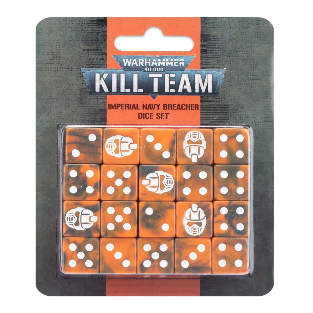 Warhammer 40K Kill Team: Imperial Navy Breacher Dice Set GWS 102-80