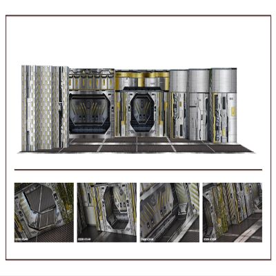EXTREME-SETS Sector 03 Pop-Up Diorama 1/12 Scale