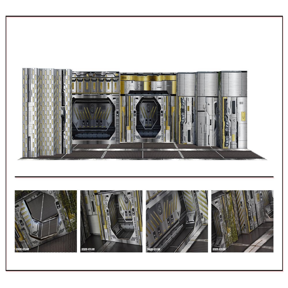 EXTREME-SETS Sector 03 Pop-Up Diorama 1/12 Scale