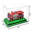 Better Display Cases Versatile Acrylic Display Case - Medium Rectangle Box with Clear Case, Dark Blue Risers and Turf Base 14" x 8" x 8.5" (A011/V16) view 2
