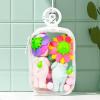 Knchy Clear Figure Display Bag with Keychain, Portable Small Doll Storage Bag Hanging Blind Box Organizer Zipper Closure, Dustproof Collectibles Display Case for Showing Off Blind Boxes, Mini Figures view 3
