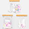 Knchy Clear Figure Display Bag with Keychain, Portable Small Doll Storage Bag Hanging Blind Box Organizer Zipper Closure, Dustproof Collectibles Display Case for Showing Off Blind Boxes, Mini Figures view 4