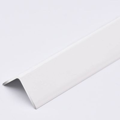 LXLZYXSF 10 15 20 25 30 35 40 50 mm Wide Corner Guard White Aluminum Wall Edge Trim Strip, Extra Long Metal Corner Shield - Home Decor (Color : 1cm Wide, Size : 135cm/53 L)