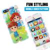 Sujosa 2pcs Black&White Yphone, Pretend Smart Mobile Toy Phone for Toddler Baby & Kids, Musical English Learning Preschool Education Electronic Cell Phone Gift for Boys & Girls (2 Packs) view 3