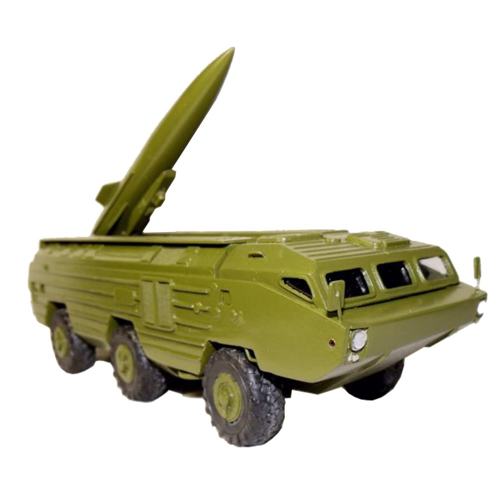 FMOCHANGMDP Tank 3D Puzzles Plastic Model Kits, 1/35 Scale Russian 9K79 Tochka SS-21 Scarab IRBM Model, Adult Toys and Gift, 10.8 x 3.1Inchs