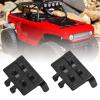 VBESTLIFE 2PCS RC Mount Aluminum Alloy Fixed Bracket RC Steering Gear Bracket for SCX24 1/24 RC Car Black view 2