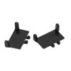 VBESTLIFE 2PCS RC Mount Aluminum Alloy Fixed Bracket RC Steering Gear Bracket for SCX24 1/24 RC Car Black view 3