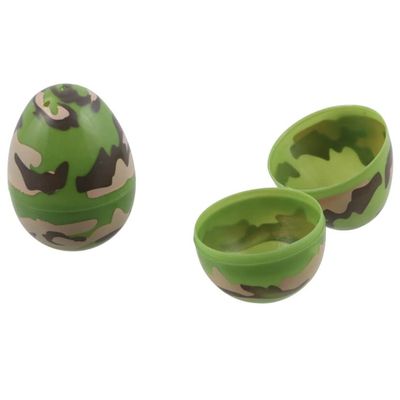 Camo Patterned Plastic Easter Eggs, 12-ct. (Green)
