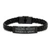 Cheap Juggling Braided Leather Bracelet, Juggling, Gifts for Friends, Present from Friends, Engraved Bracelet for Juggling, Juggling Balls, Juggling Clubs, Juggling Rings, Contact Juggling, Juggling view 1