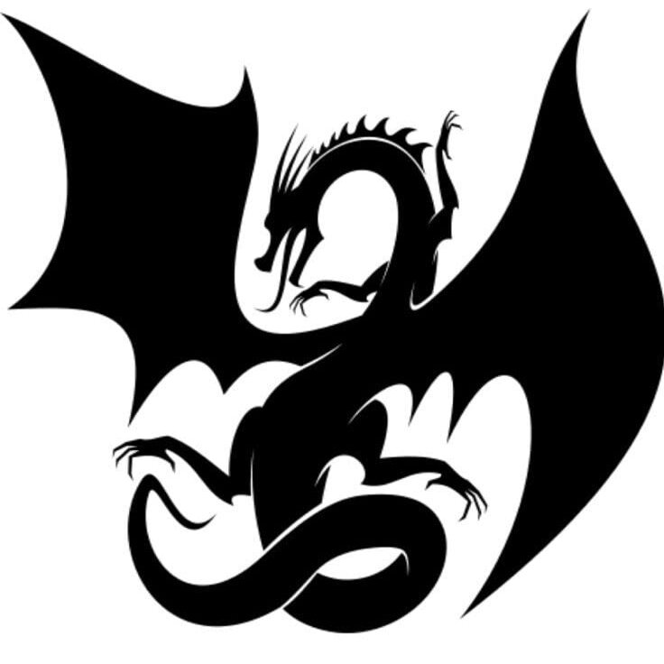 3 Dragon Sticker Monster Myth Fantasy Evil Fire Breathing Dungeon Dragons D20