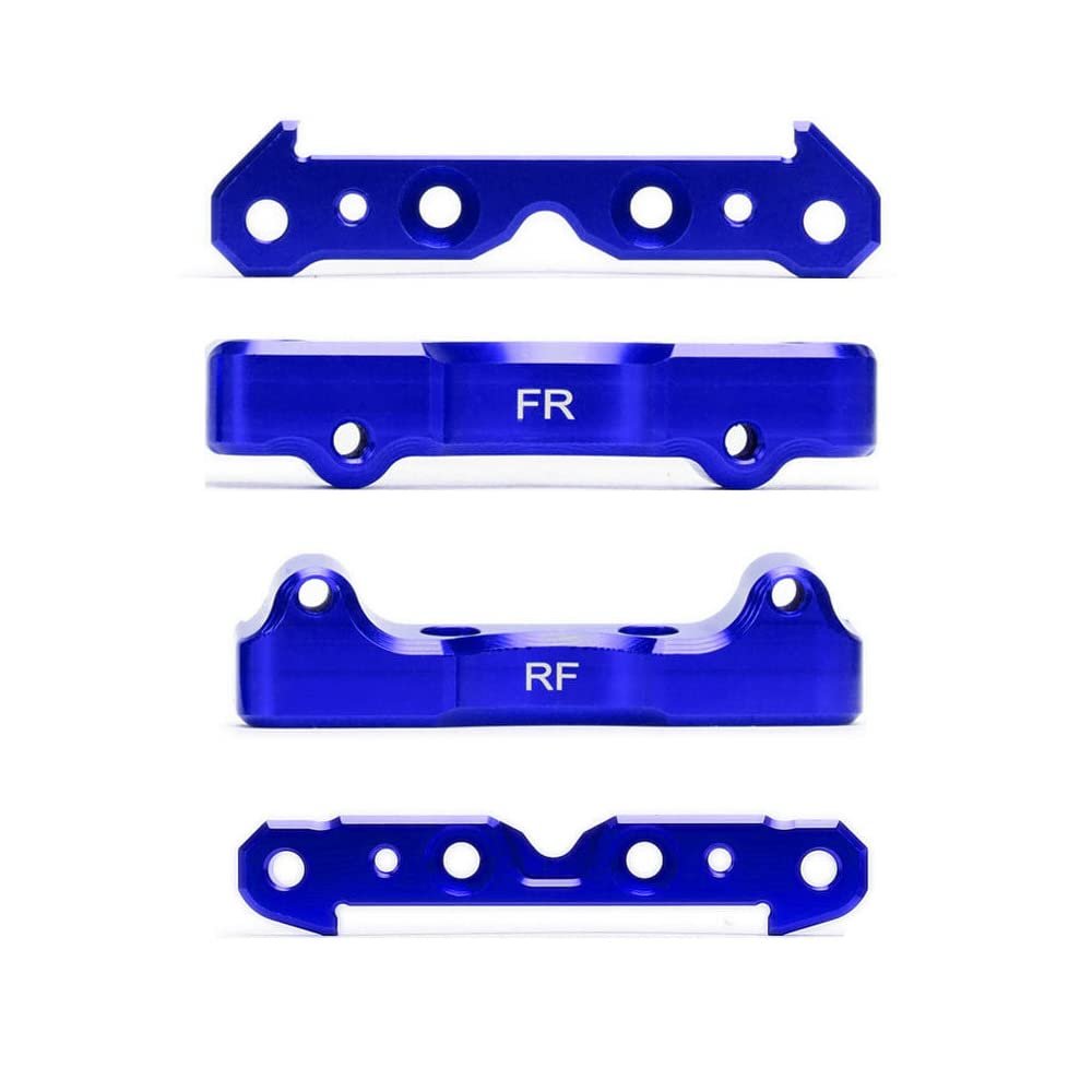 Mesimsple Alloy Front Rear Suspension Mount Set for Arrma 1/5 Kraton Outcast 8S BLX & EXB Upgrade Parts ARA330557 ARA330556 ARA330588 ARA330588 Blue