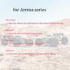 Mesimsple Alloy Front Rear Suspension Mount Set for Arrma 1/5 Kraton Outcast 8S BLX & EXB Upgrade Parts ARA330557 ARA330556 ARA330588 ARA330588 Blue view 2