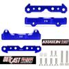 Mesimsple Alloy Front Rear Suspension Mount Set for Arrma 1/5 Kraton Outcast 8S BLX & EXB Upgrade Parts ARA330557 ARA330556 ARA330588 ARA330588 Blue view 3