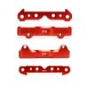 Mesimsple Alloy Front Rear Suspension Mount Set for Arrma 1/5 Kraton Outcast 8S BLX & EXB Upgrade Parts ARA330557 ARA330556 ARA330588 ARA330588 Red view 3