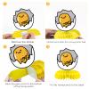8 Pcs Lazy Egg Birthday Party Decoration, Egg Theme Honeycomb Centerpieces 3D Double Sided Table Decorations, Photo Booth Props for kids Birthday Party Supplies view 3