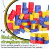 Nuanchu 60 Pcs Cardboard Building Blocks for Kids Large Jumbo Square Rectangle Thick Cardboard Pretend Bricks for Building Stacking Game(Assorted Shapes) view 3