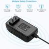BestCH DC 9V Global AC/DC Adapter Compatible with Green/Pink Leapster 1 & 2 Leapster Explorer Game System Leapster GS LeapsterGS Green Leapfrog Leapster 1 & 2 Handheld Educational System 9VDC view 2