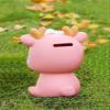 BCIULASL Piggy Bank Girls, Cute Deer Money Bank, Unbreakable Plastic Coin Bank, Pink Piggy Banks Saving Money Box Home Room Decoration Birthday for Kids Adults view 3