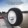 RiToEasysports RC Car Tires, 4PCS Silver Aluminum Tires for 1/28 K989-53 RC Car Model Upgrade Accessories view 4