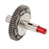 RC Clutch Spur Gear, 57T Aluminum Alloy Steel RC Slipper Clutch Replacement for Arrma 1/10 Upgrade (Red) view 1